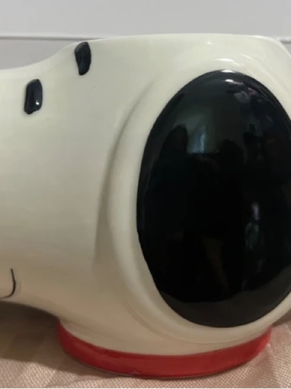 Forever 21 Black, White and Red Cartoon Dog Ceramic Mug